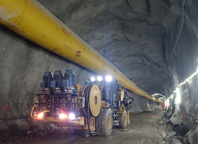 Excavada la mitad del tnel 1 del acceso ferroviario al puerto exterior de La Corua